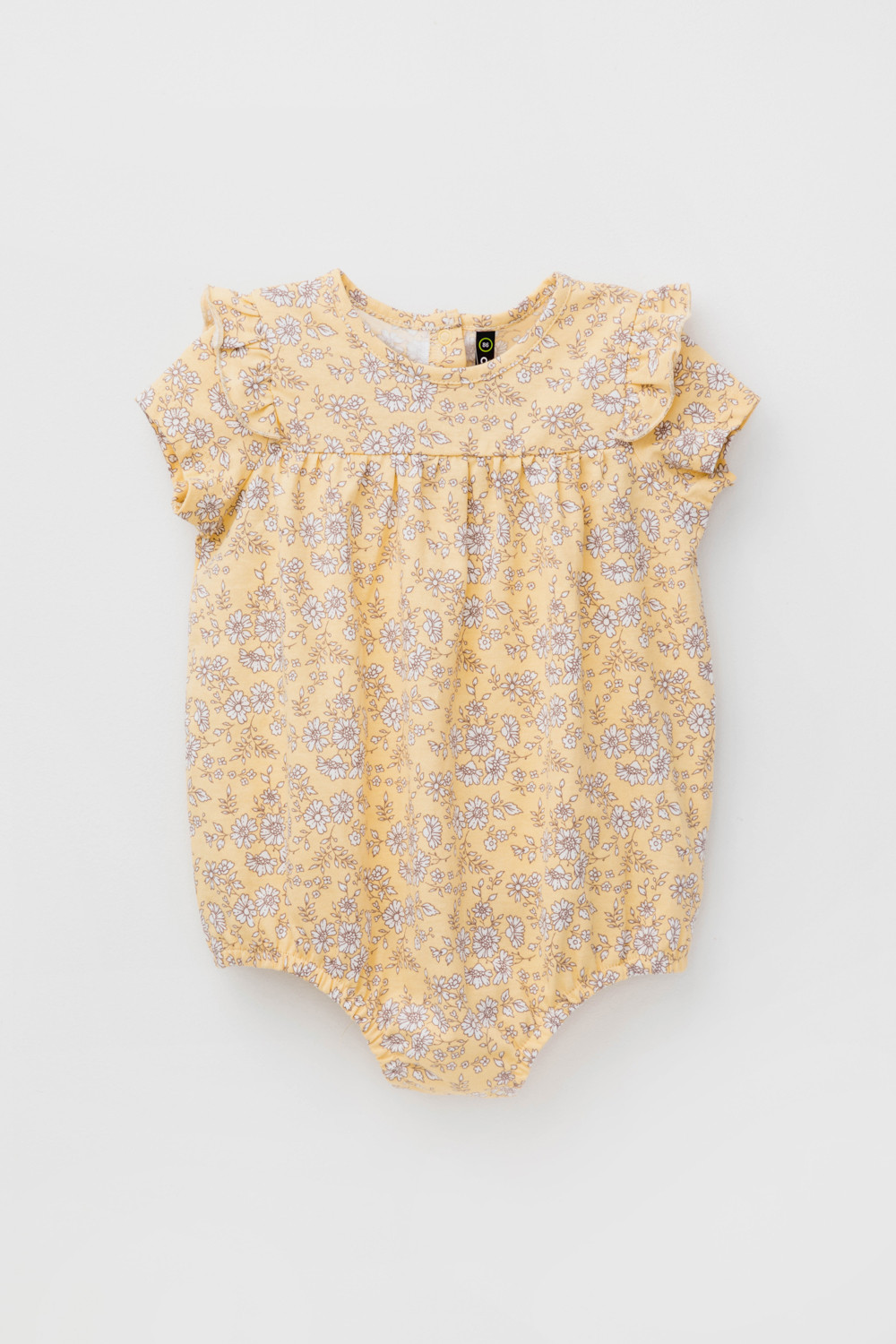 Полукомбинезон для девочки, артикул: КР 6461, цвет: желтый, фото 2