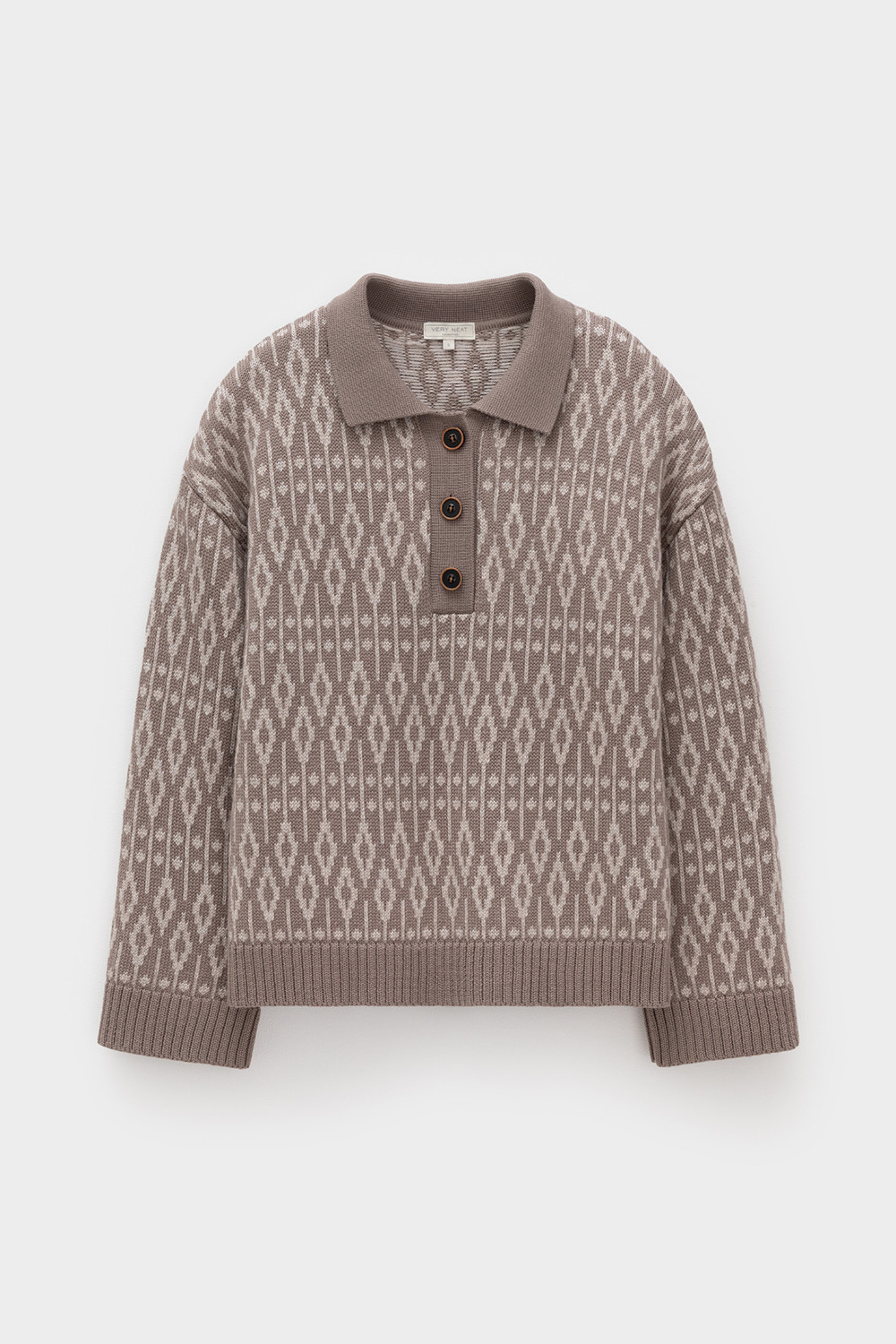 Джемперы женские для мам, артикул: ЕВ 30244/ш, цвет: коричневый, фото 2