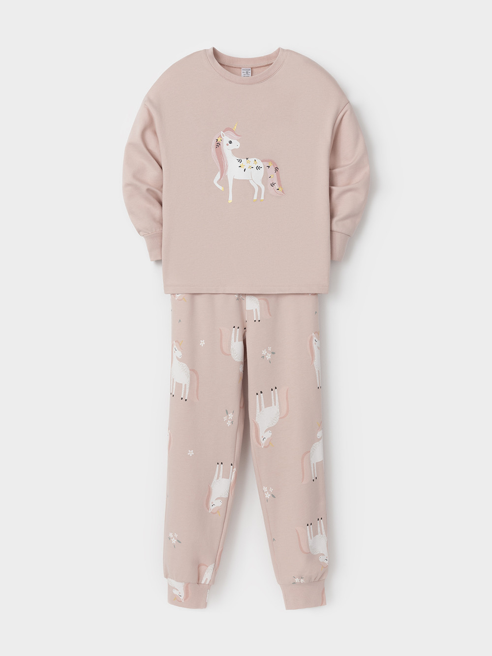 Пижама для девочки, артикул: К 1567, цвет: розовый, фото 2