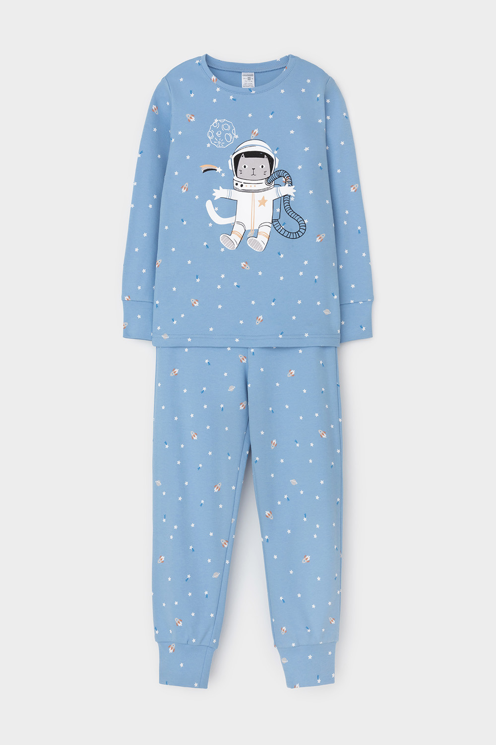 Пижама для мальчика, артикул: К 1621, цвет: голубой, фото 2