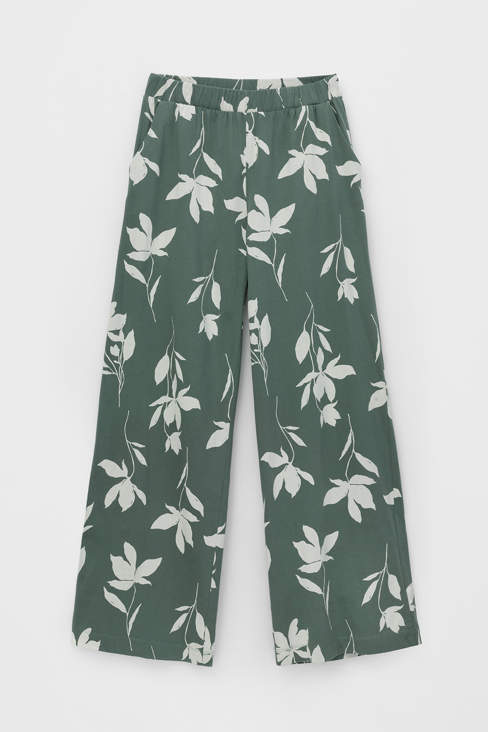 Брюки женские для мам, артикул: ЕВТ 4069, цвет: зеленый, фото 2