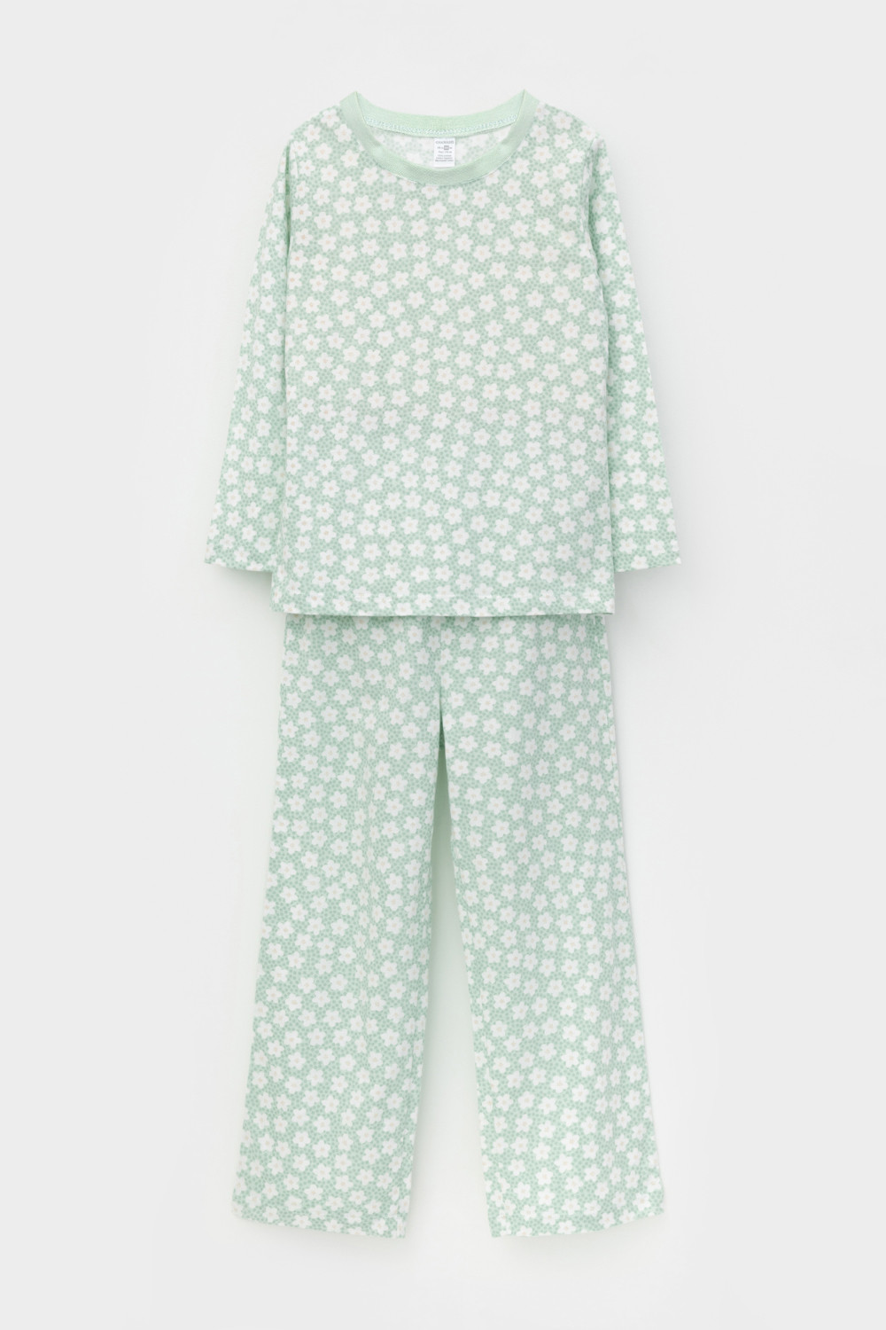 Пижама для девочки, артикул: К 1622, цвет: голубой, фото 2