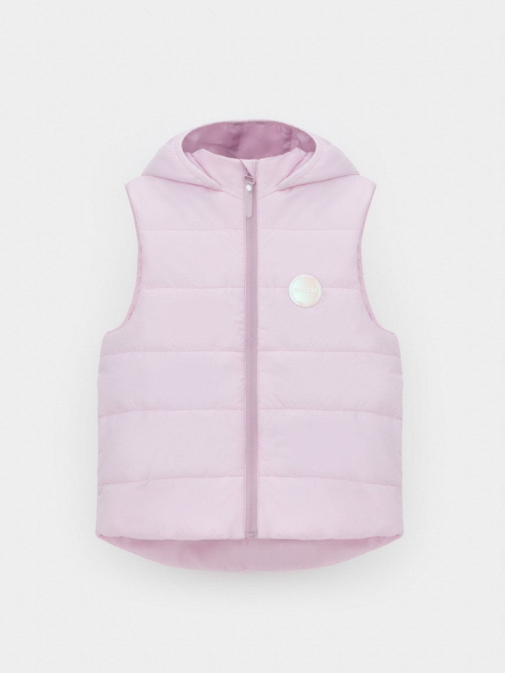 Жилет для девочки, артикул: ВК 35010/7 ГР, цвет: розовый, фото 2