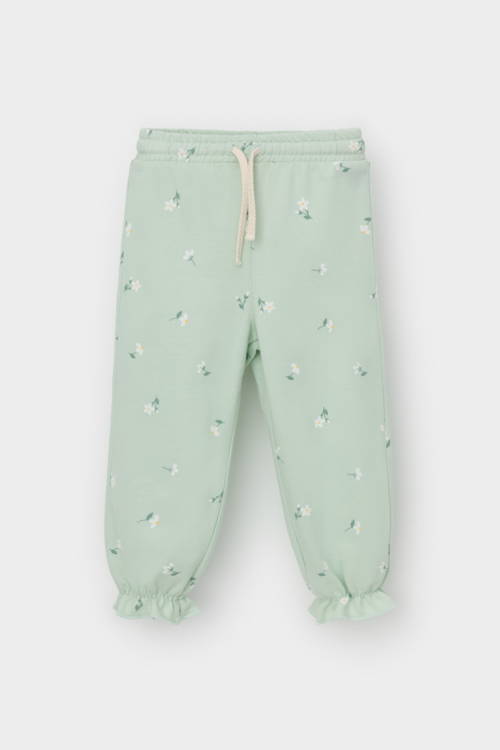 Брюки для девочки, артикул: КР 400796, цвет: зеленый, фото 2