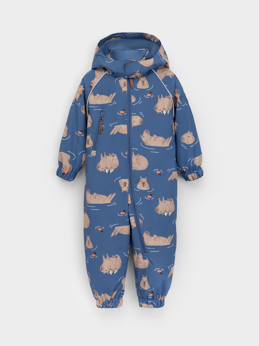 Комбинезоны утепленные для мальчика, артикул: ВК 60088/н/24 Ал, цвет: синий, фото 2