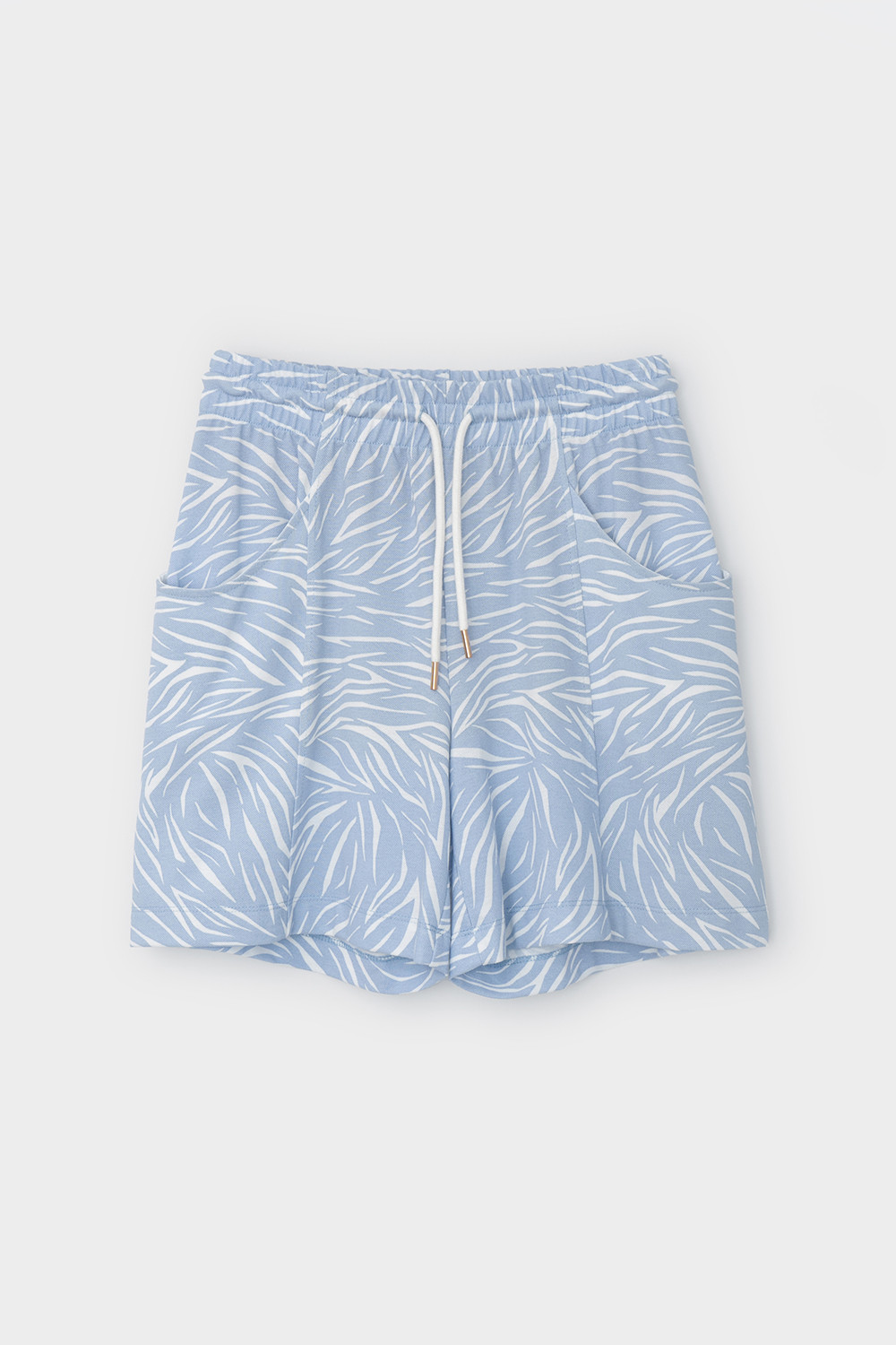 Шорты женские для мам, артикул: ЕВТ 4111, цвет: голубой, фото 2