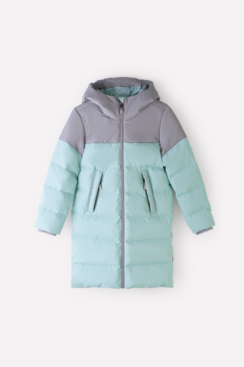 Пальто для девочки, артикул: ВК 34061/2 УЗГ, цвет: зеленый, фото 2