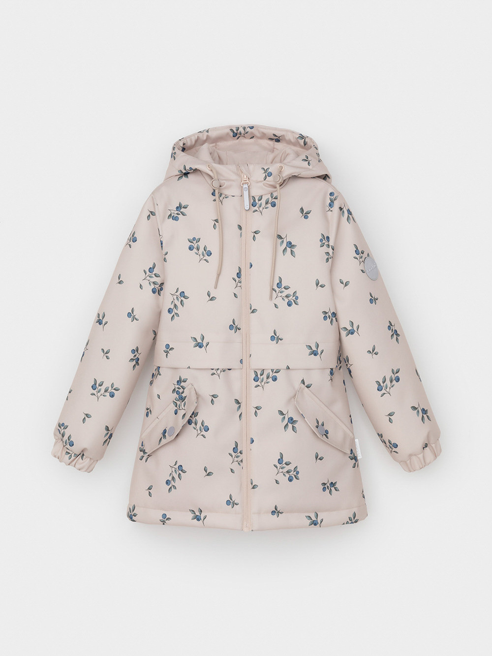 Куртка для девочки, артикул: ВК 32180/н/1 УЗГ, цвет: бежевый, фото 2