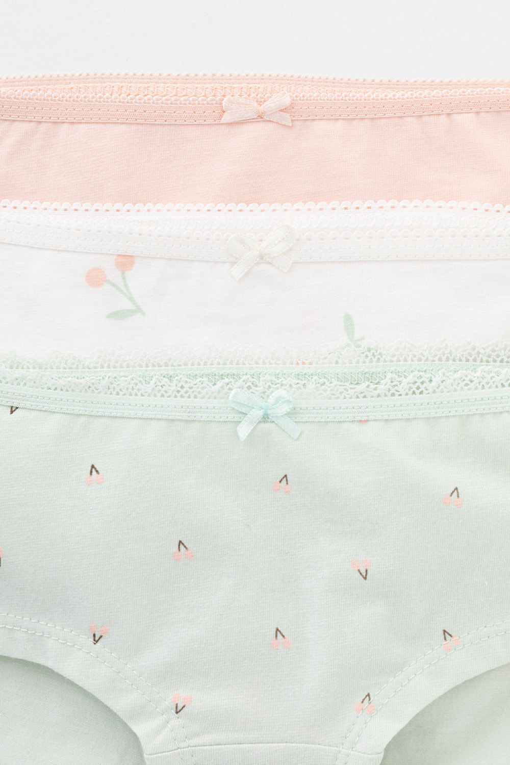 Трусы для девочки, артикул: К 1964-3уп, цвет: зеленый, фото 2