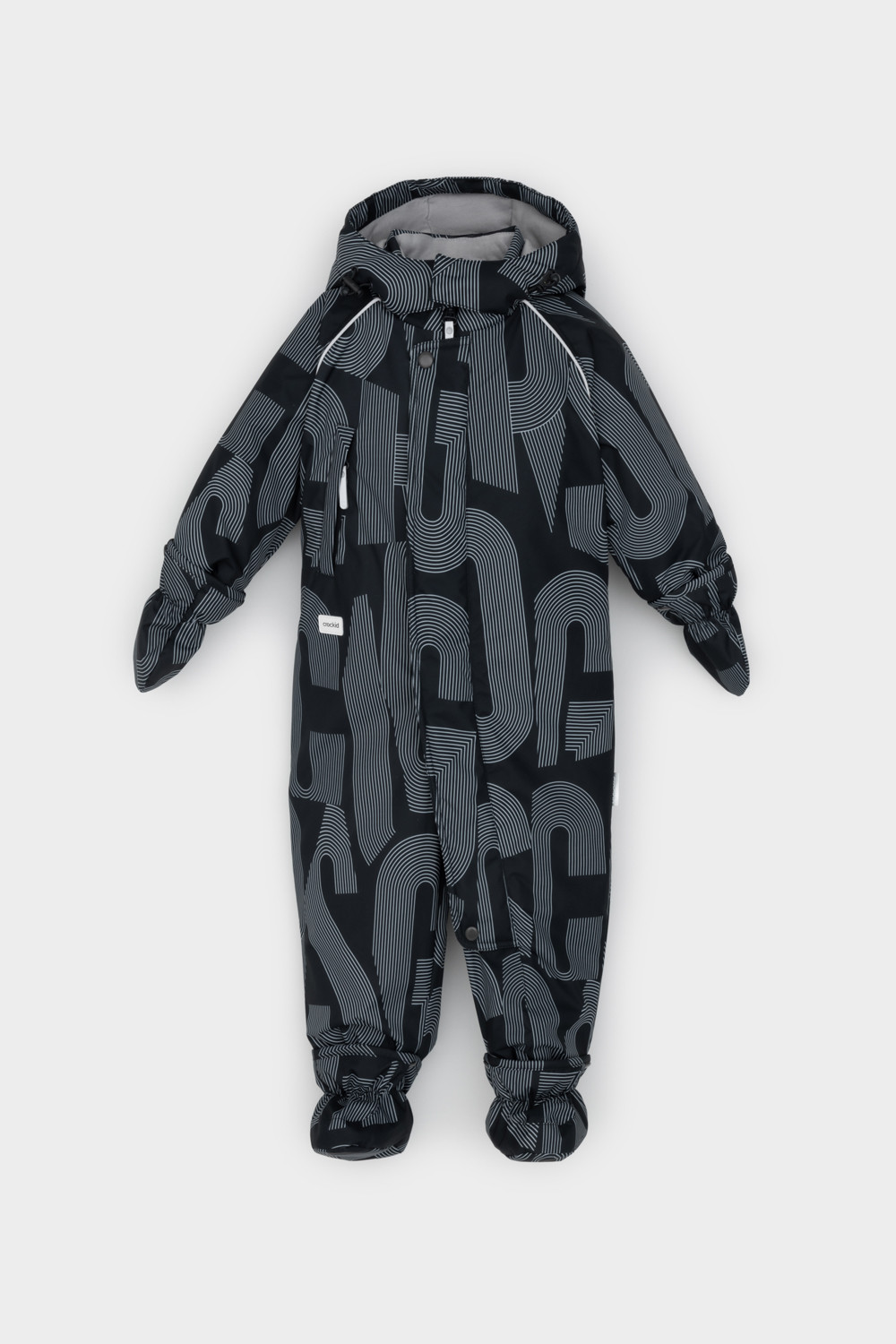 Комбинезоны утепленные для мальчика, артикул: ВК 60032/н/49 Ал, цвет: черный3, фото 2