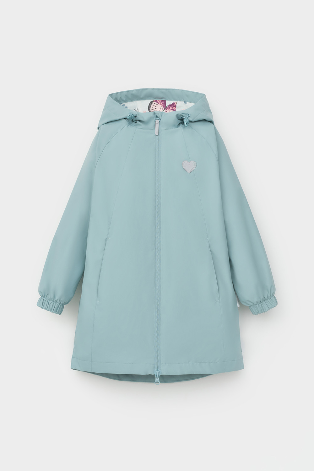 Пальто для девочки, артикул: ВК 32128/24/1 ГР, цвет: голубой, фото 2
