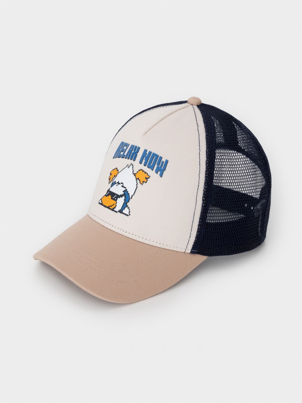 Кепка для мальчика, артикул: ТК 80111, цвет: светло-бежевый, фото 2