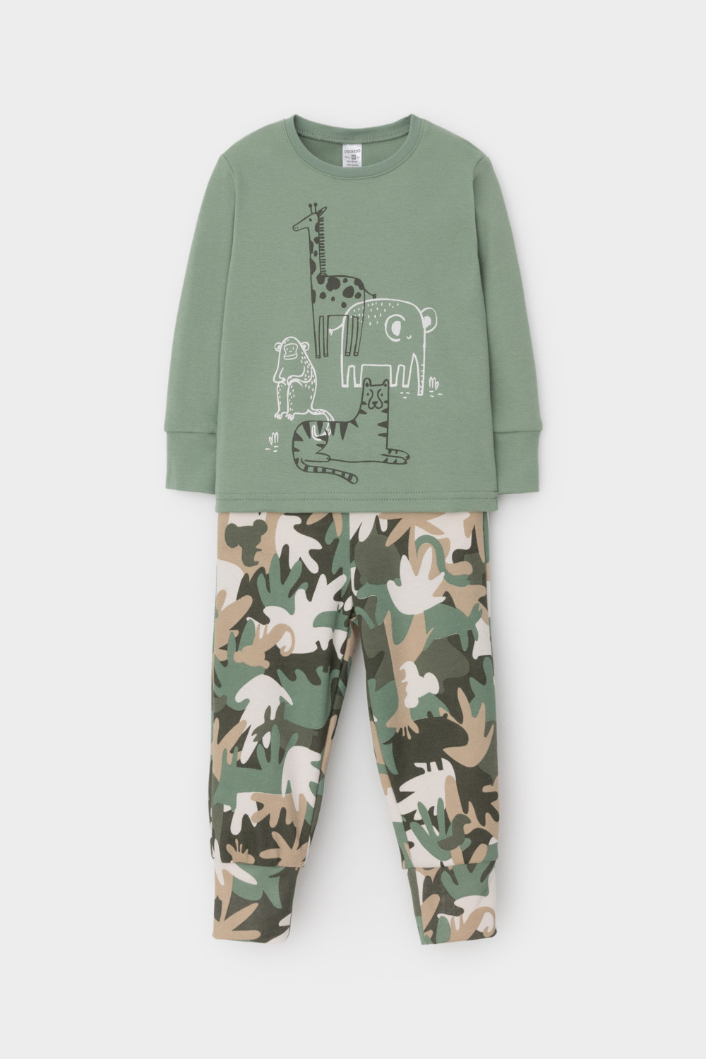 Пижама для мальчика, артикул: К 1541/24, цвет: хаки, фото 2