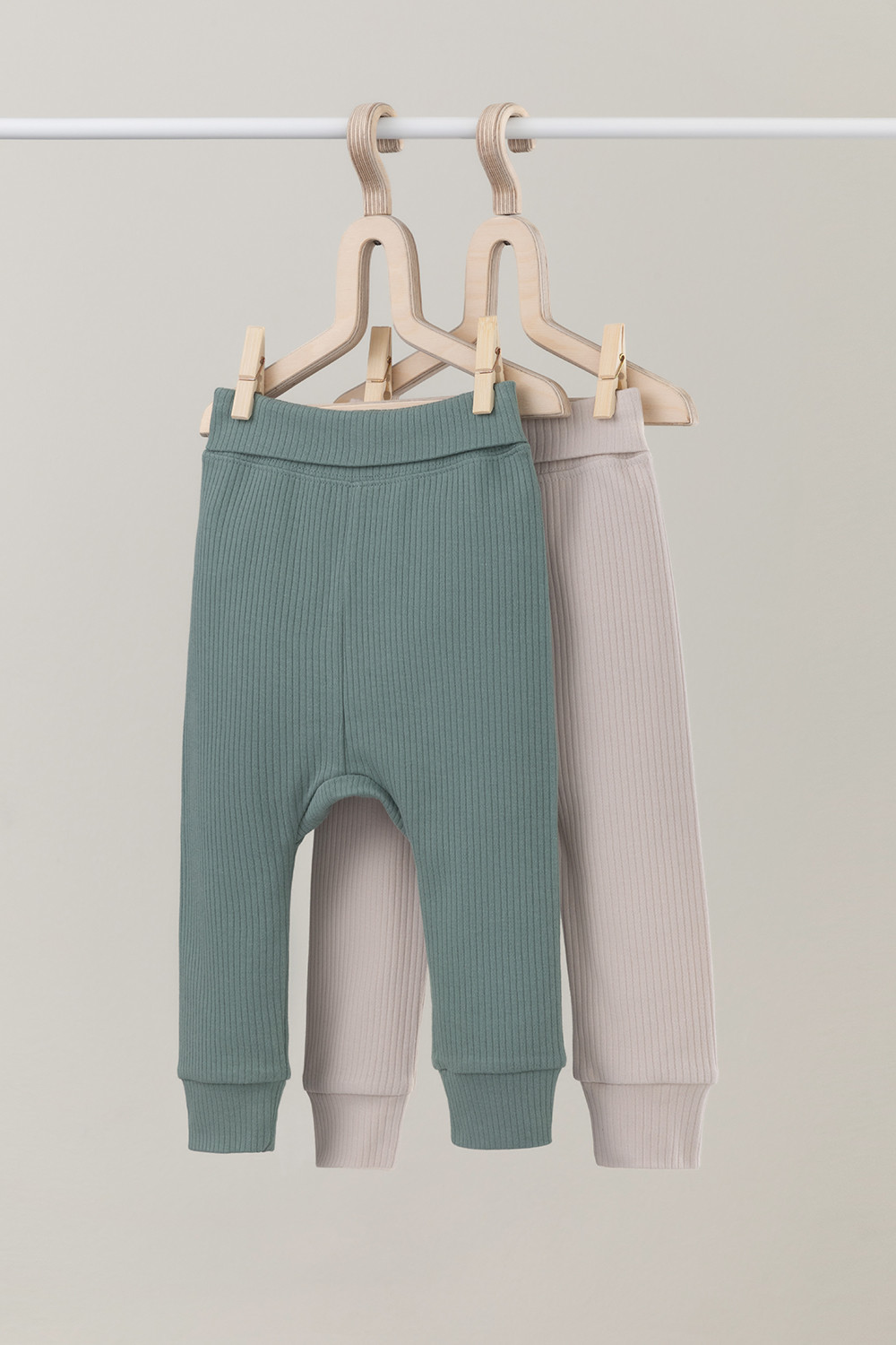 Брюки для новорожденных, артикул: К 400715-2уп, цвет: бежевый, фото 2