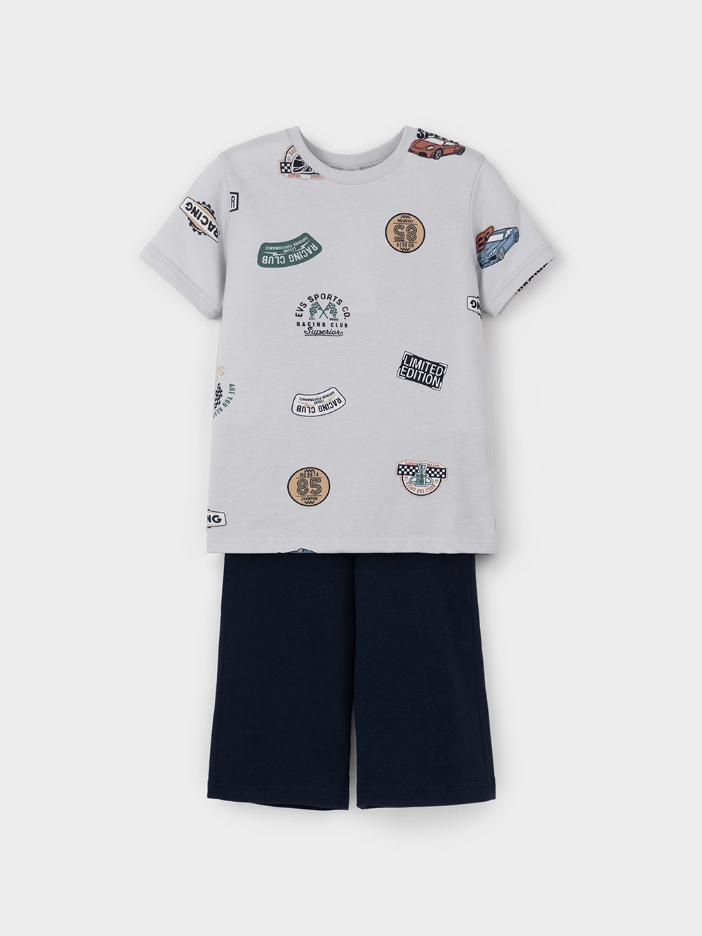 Пижама для мальчика, артикул: К 1614, цвет: светло-серый5, фото 2