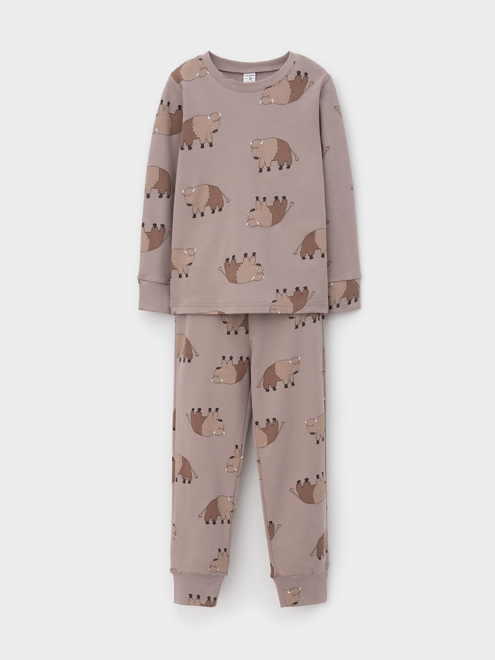 Пижама для мальчика, артикул: К 1552, цвет: кофейный, фото 2