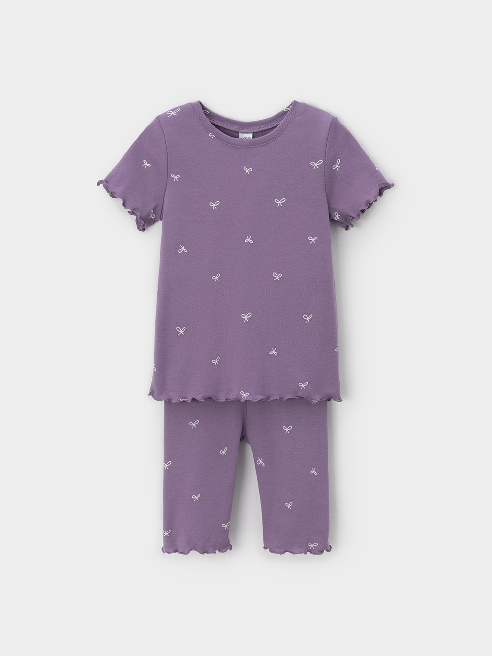 Пижама для девочки, артикул: К 1632, цвет: фиолетовый, фото 2