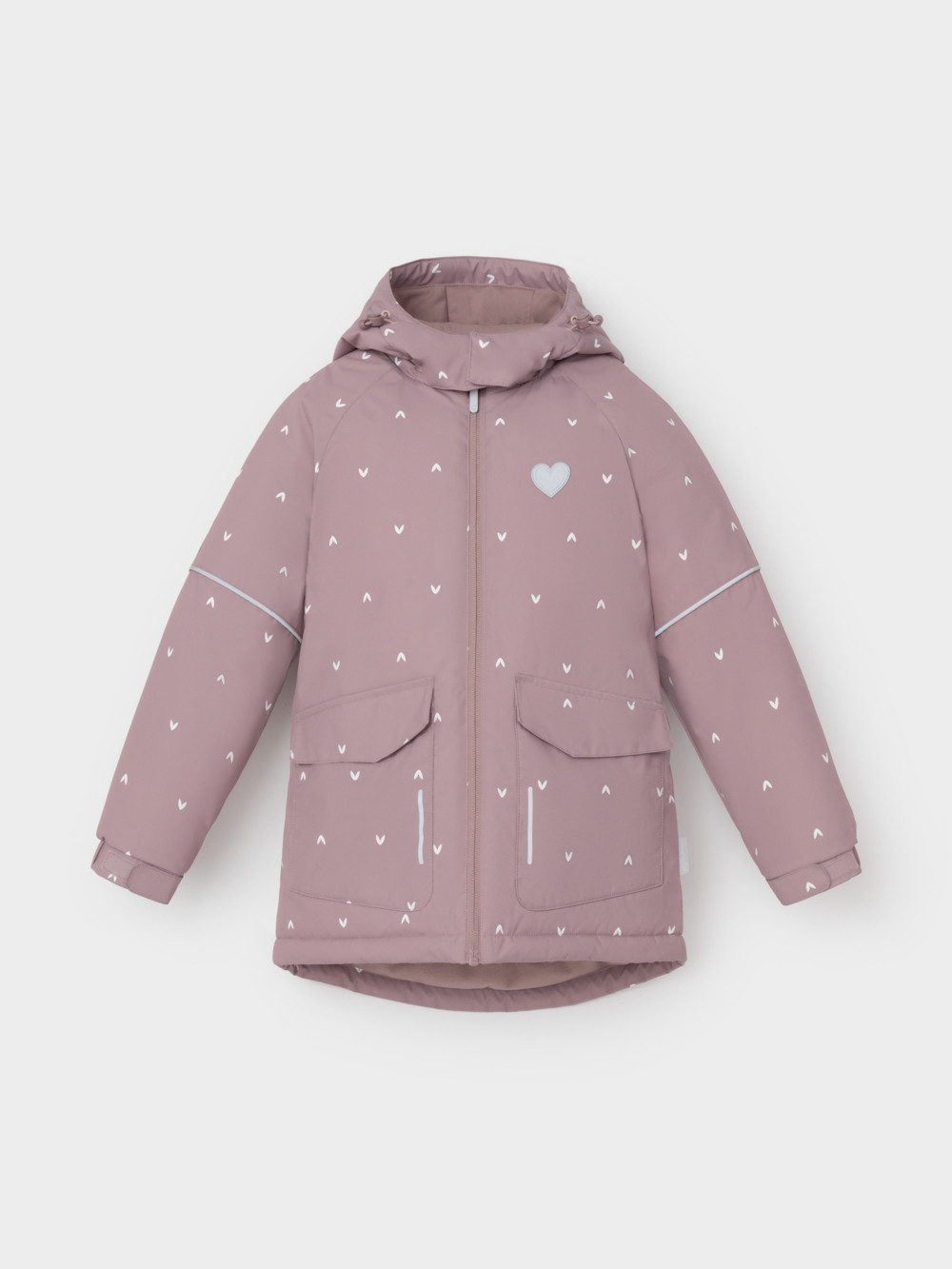 Куртка для девочки, артикул: ВК 38121/н/1 ГР, цвет: розовый, фото 2