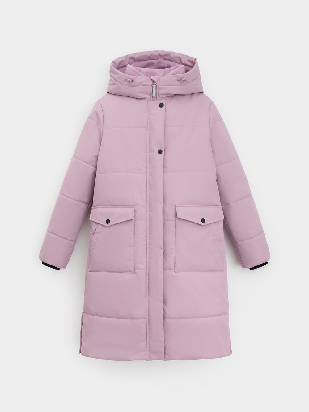 Пальто для девочки, артикул: ВК 38128/1 УЗГ, цвет: розовый, фото 2