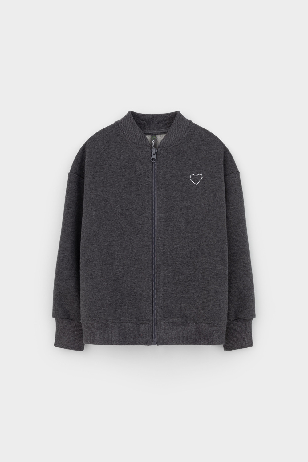 Жакет для девочки, артикул: КР 302588, цвет: темно-серый, фото 2