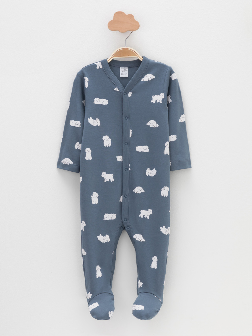 Комбинезон для новорожденных, артикул: К 6025-2уп, цвет: синий, фото 2