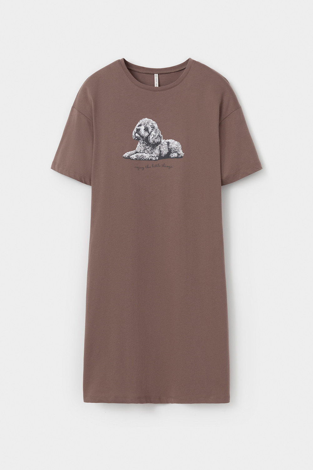 Сорочки ночные женские для мам, артикул: Е 10065, цвет: коричневый, фото 2