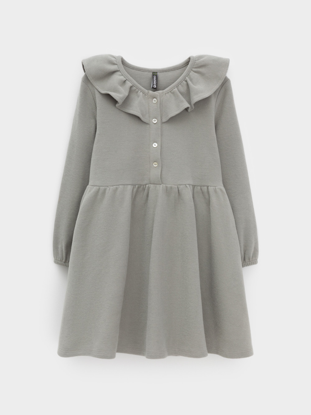 Платье для девочки, артикул: КР 5941, цвет: зеленый, фото 2