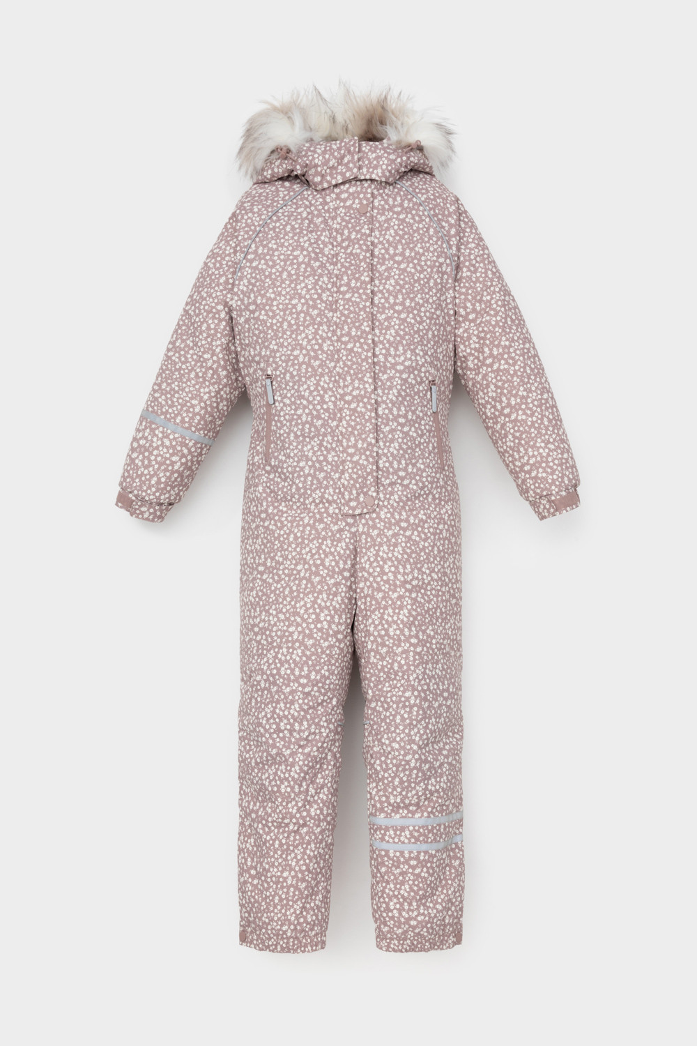 Комбинезоны утепленные для девочки, артикул: ВК 60098/н/5 ГР, цвет: розовый, фото 2
