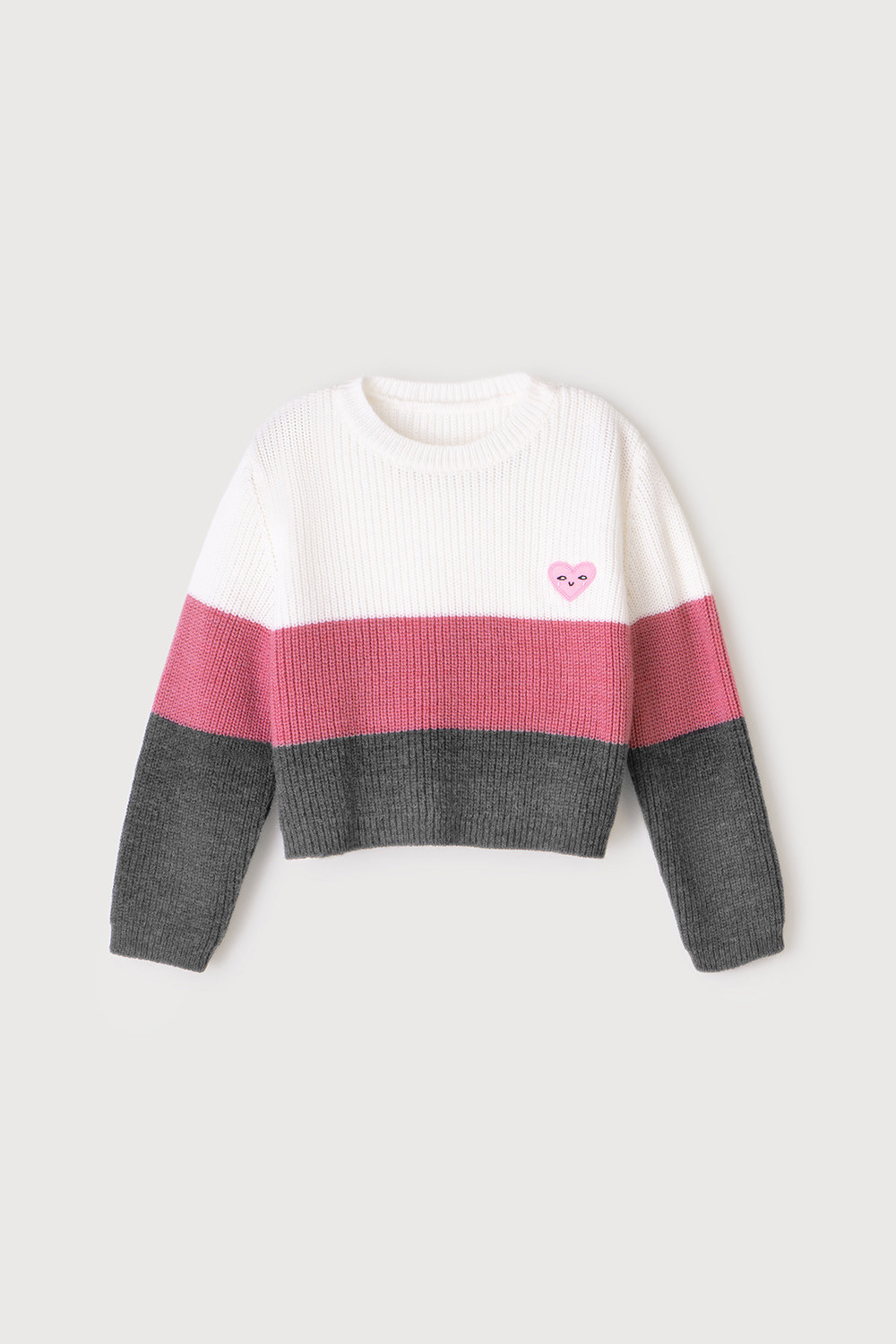 Джемпер для девочки, артикул: КВ 30120/ш, цвет: розовый, фото 2