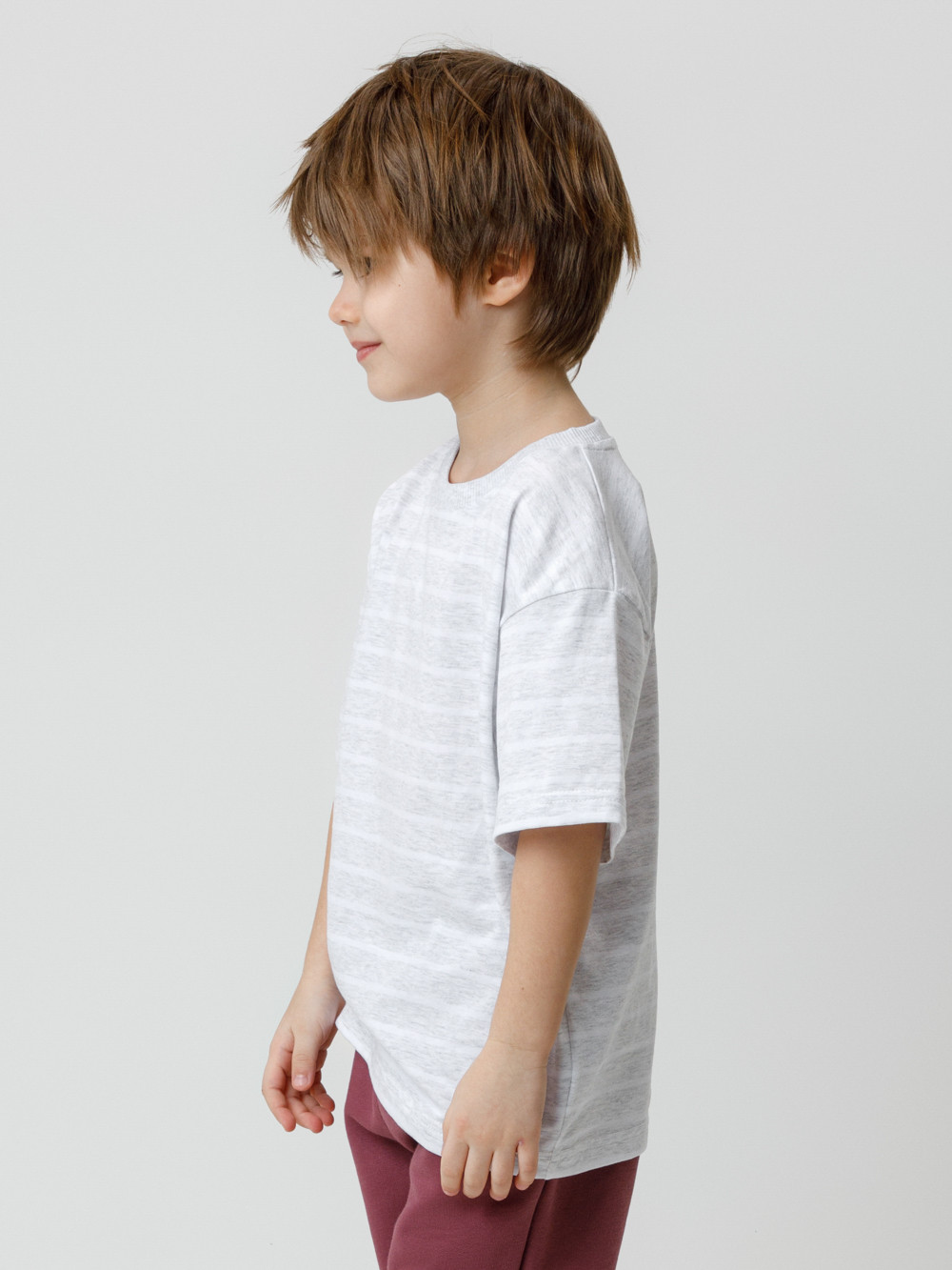 Футболка для мальчика, артикул: КР 302912, цвет: светло-серый5, фото 3