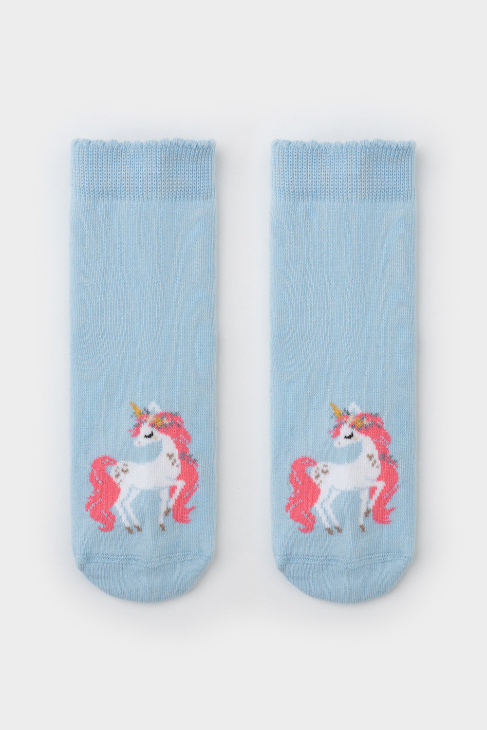 Носки для девочки, артикул: К 9683/4 АТ, цвет: голубой, фото 3