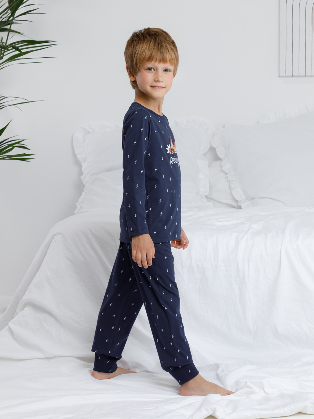 Пижама для мальчика, артикул: К 1637, цвет: синий, фото 3