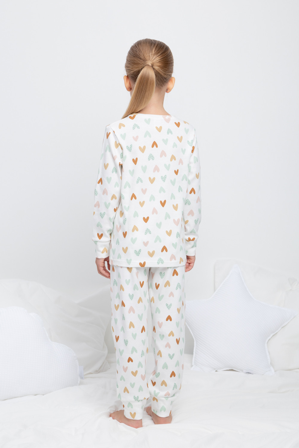 Пижама для девочки, артикул: К 1552/24, цвет: сахар, фото 3