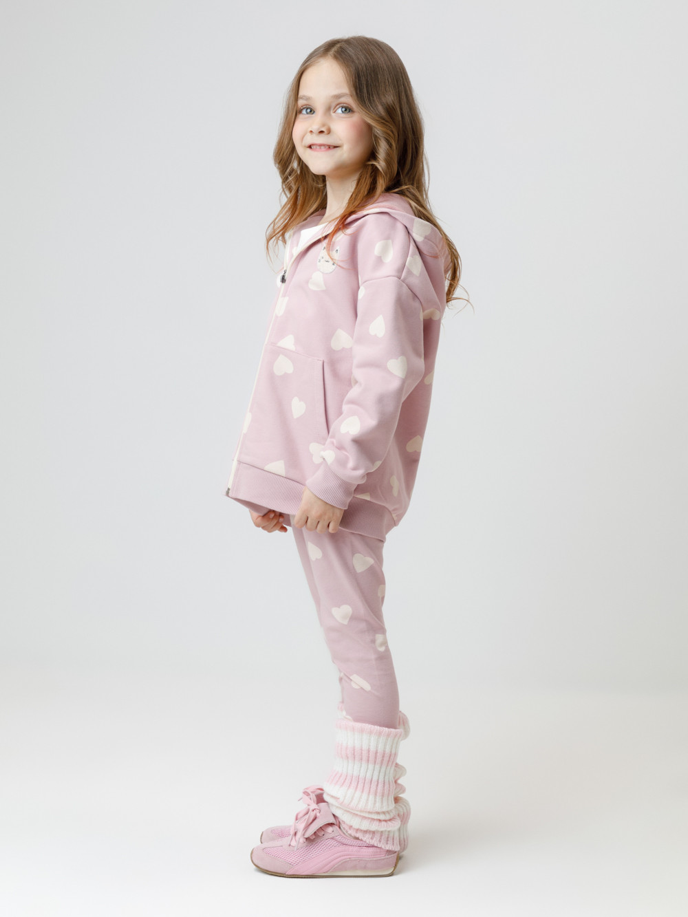 Лосины для девочки, артикул: КР 4074, цвет: розовый, фото 3