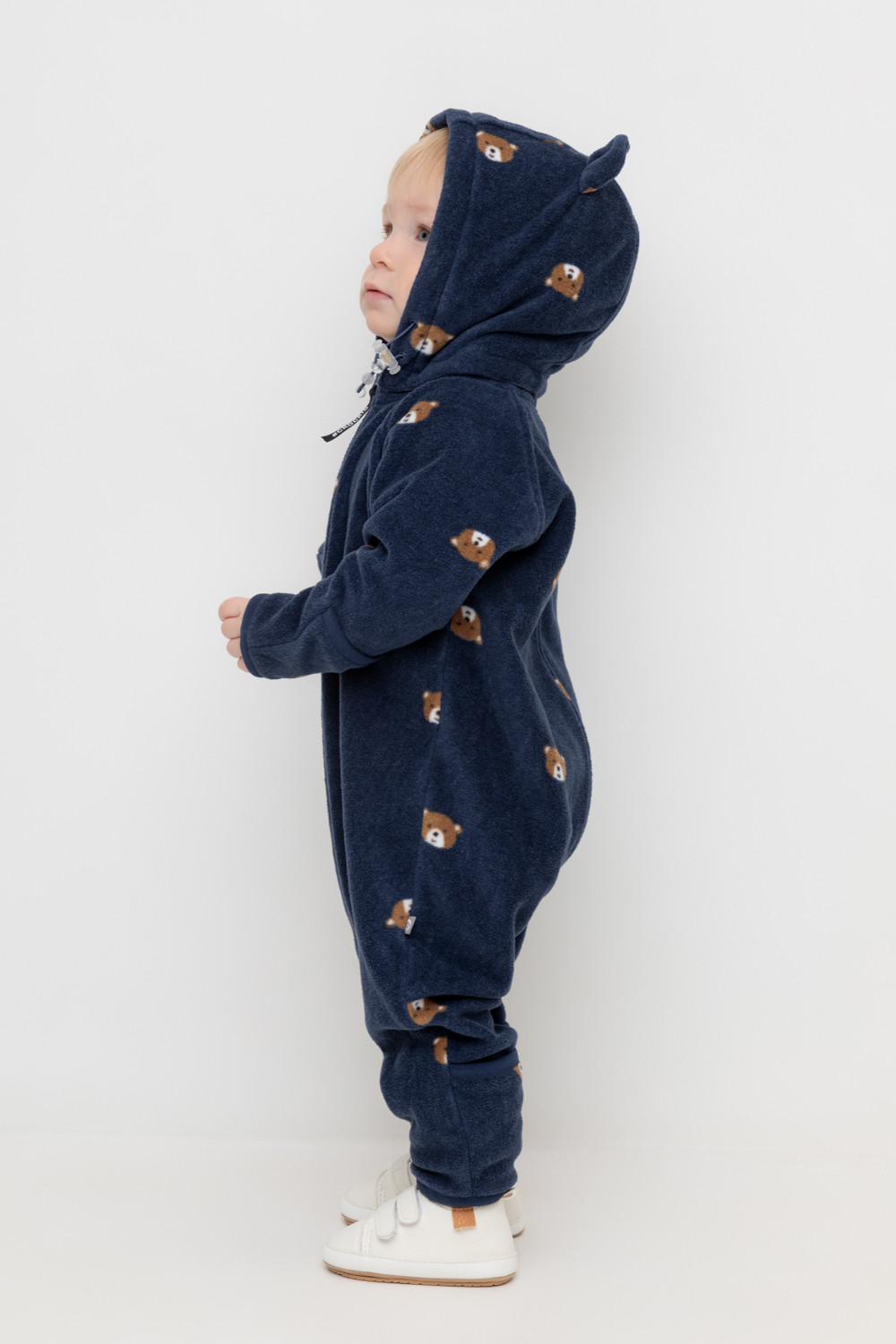 Комбинезон для мальчика, артикул: ФЛ 60008/н/2 ГР, цвет: темно-синий, фото 3