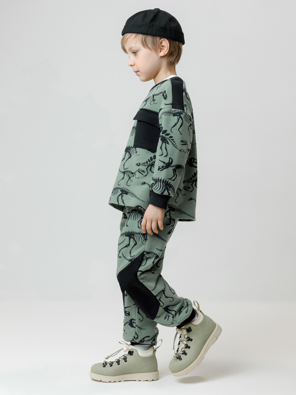 Свитшоты для мальчика, артикул: КР 302773, цвет: хаки, фото 3