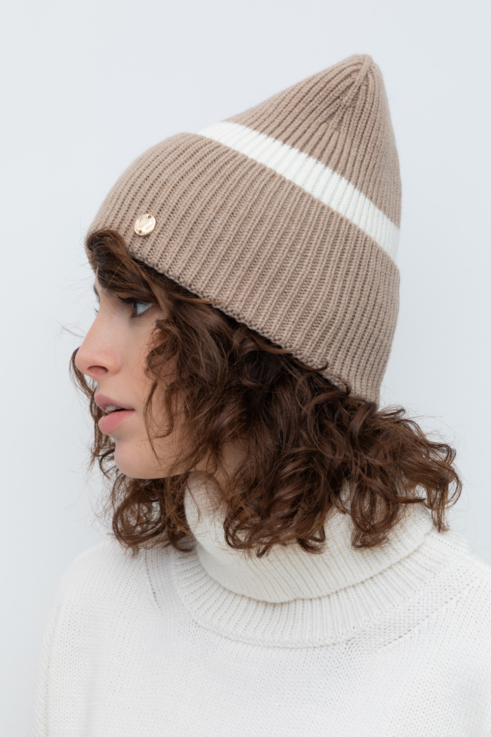 Шапки для мам, артикул: ЕВ 20004/24ш, цвет: бежевый, фото 3