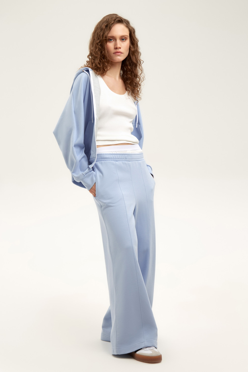 Жакеты, куртки женские для мам, артикул: ЕВТ 3312, цвет: голубой, фото 3