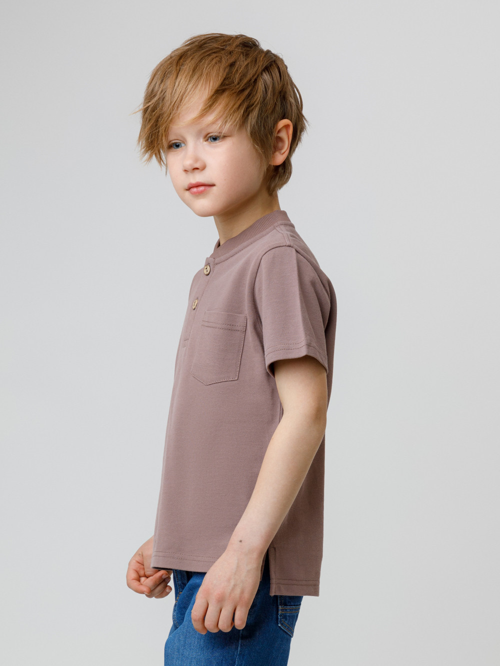 Футболка для мальчика, артикул: КР 302391, цвет: коричневый, фото 3
