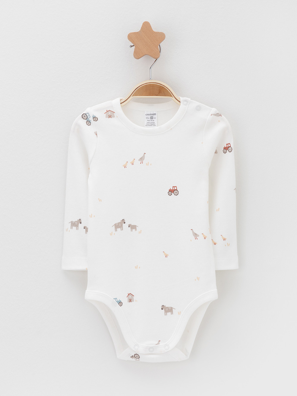 Боди для новорожденных, артикул: К 6087-2уп, цвет: хаки, фото 3