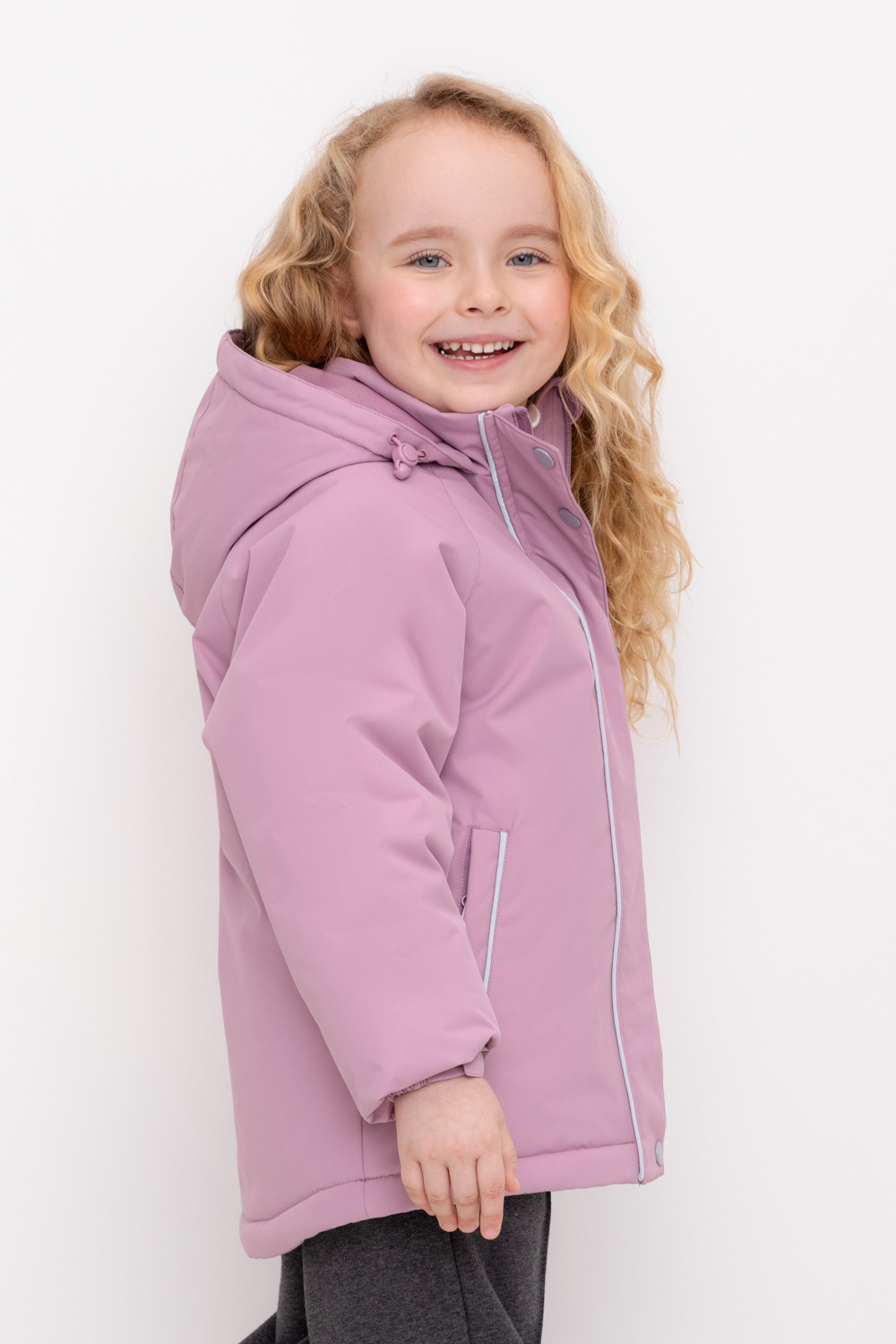 Куртка для девочки, артикул: ВК 38096/4 ГР ( 92-128), цвет: розовый, фото 3