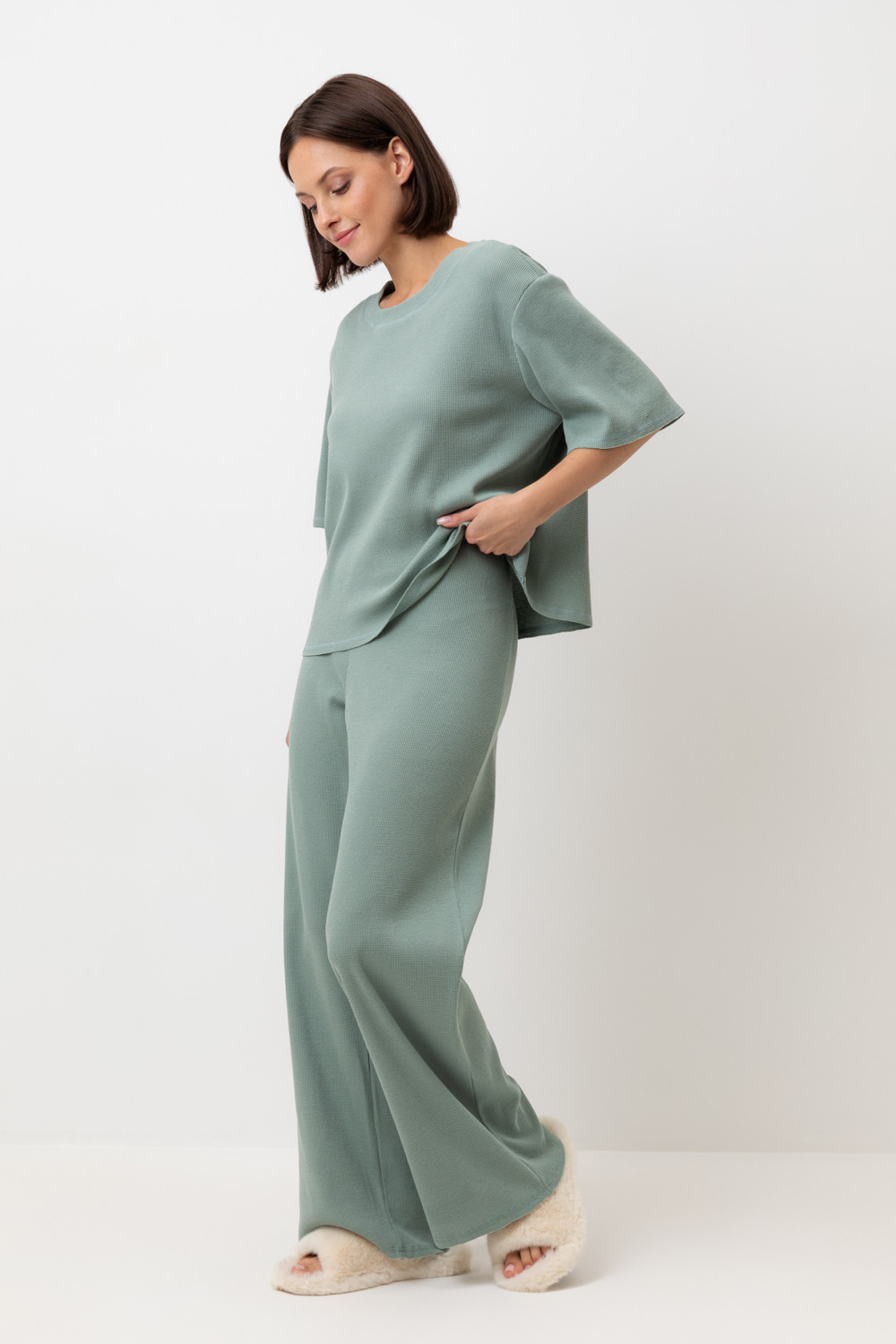 Комплекты для дома для мам, артикул: Е 20150, цвет: зеленый, фото 3