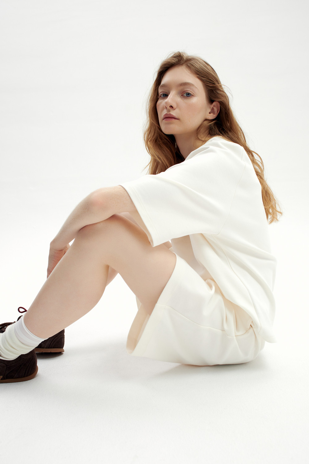 Шорты женские для мам, артикул: ЕВТ 4128, цвет: бежевый, фото 3