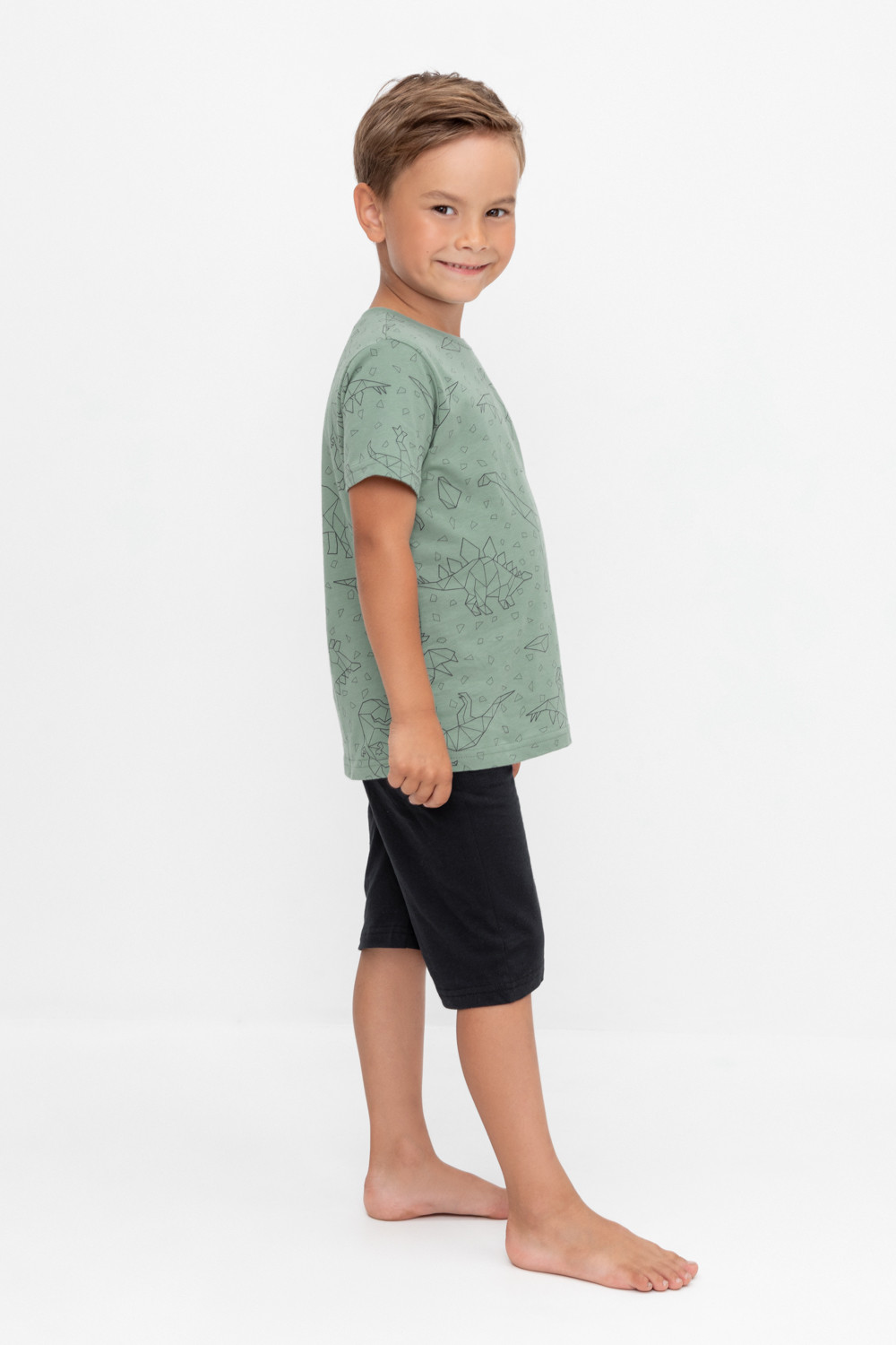 Пижама для мальчика, артикул: К 1614, цвет: зеленый, фото 3