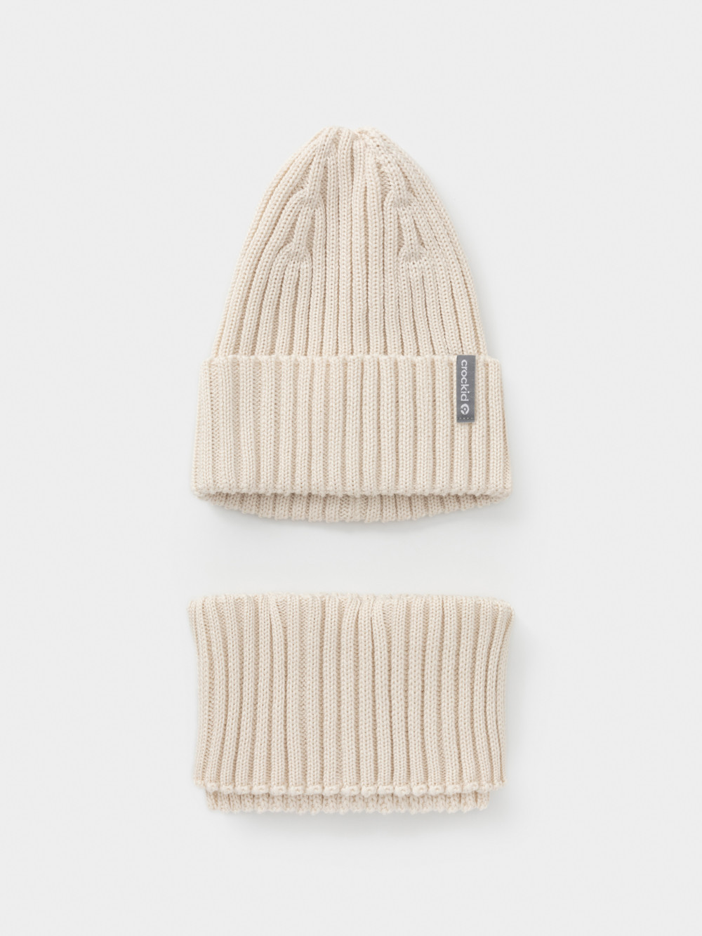 Комплект вязаный для девочки, артикул: КВ 22021, цвет: бежевый, фото 3