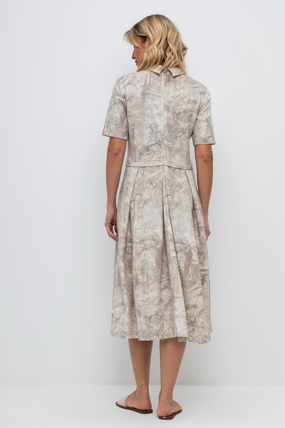 Платья женские для мам, артикул: ЕВТ 5048, цвет: сливки2, фото 3