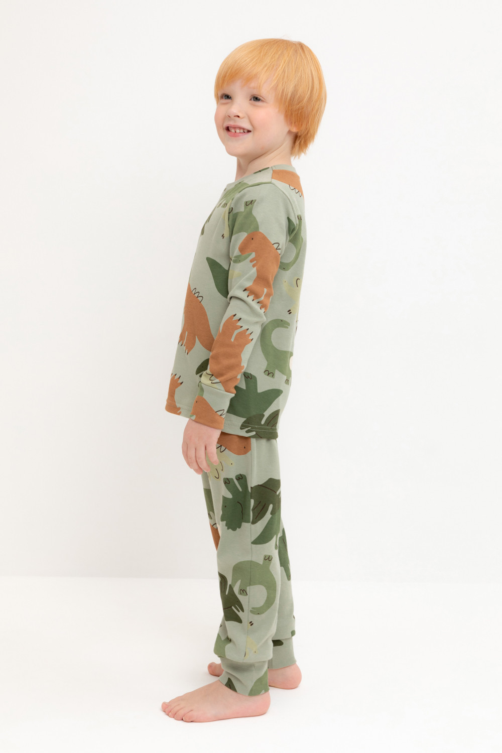 Пижама для мальчика, артикул: К 1552, цвет: хаки, фото 3