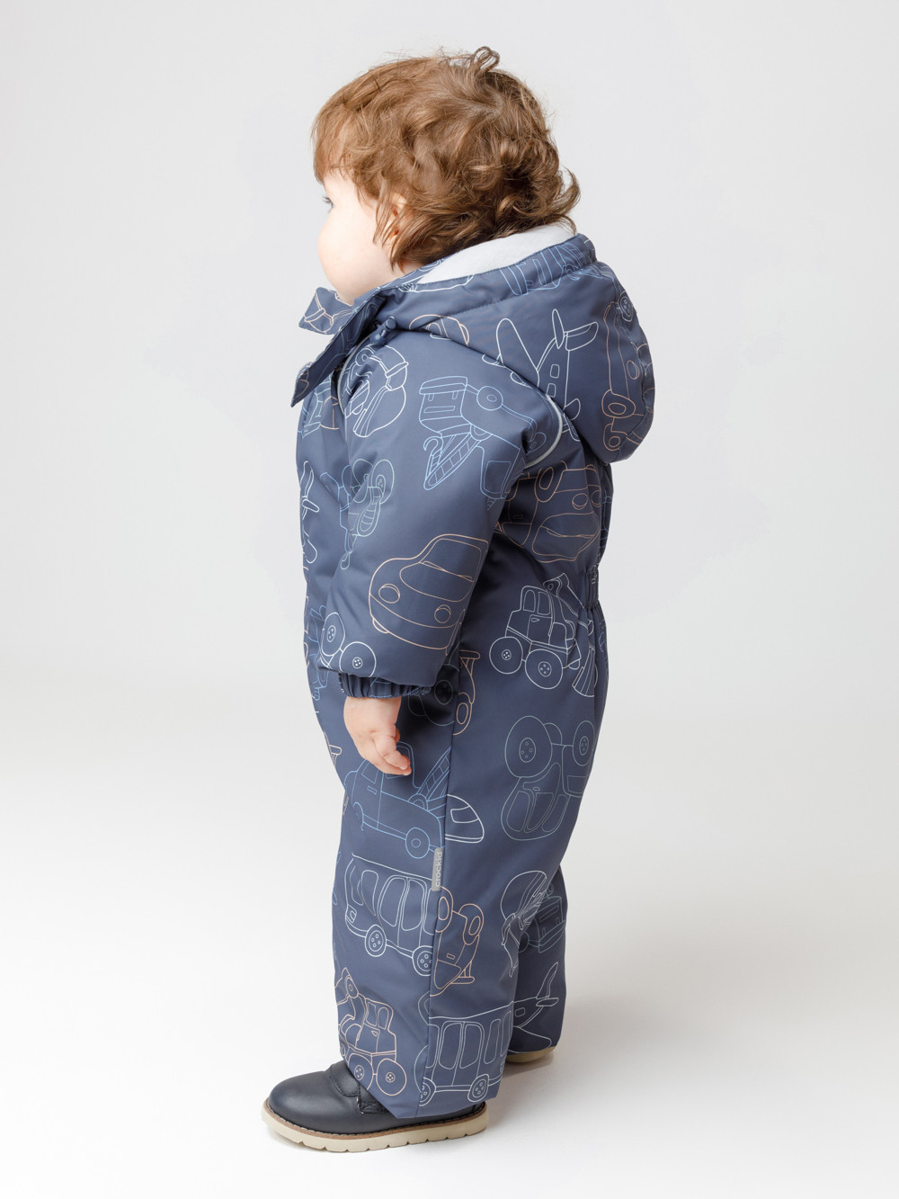 Комбинезоны утепленные для мальчика, артикул: ВК 60032/н/63 Ал, цвет: синий, фото 3