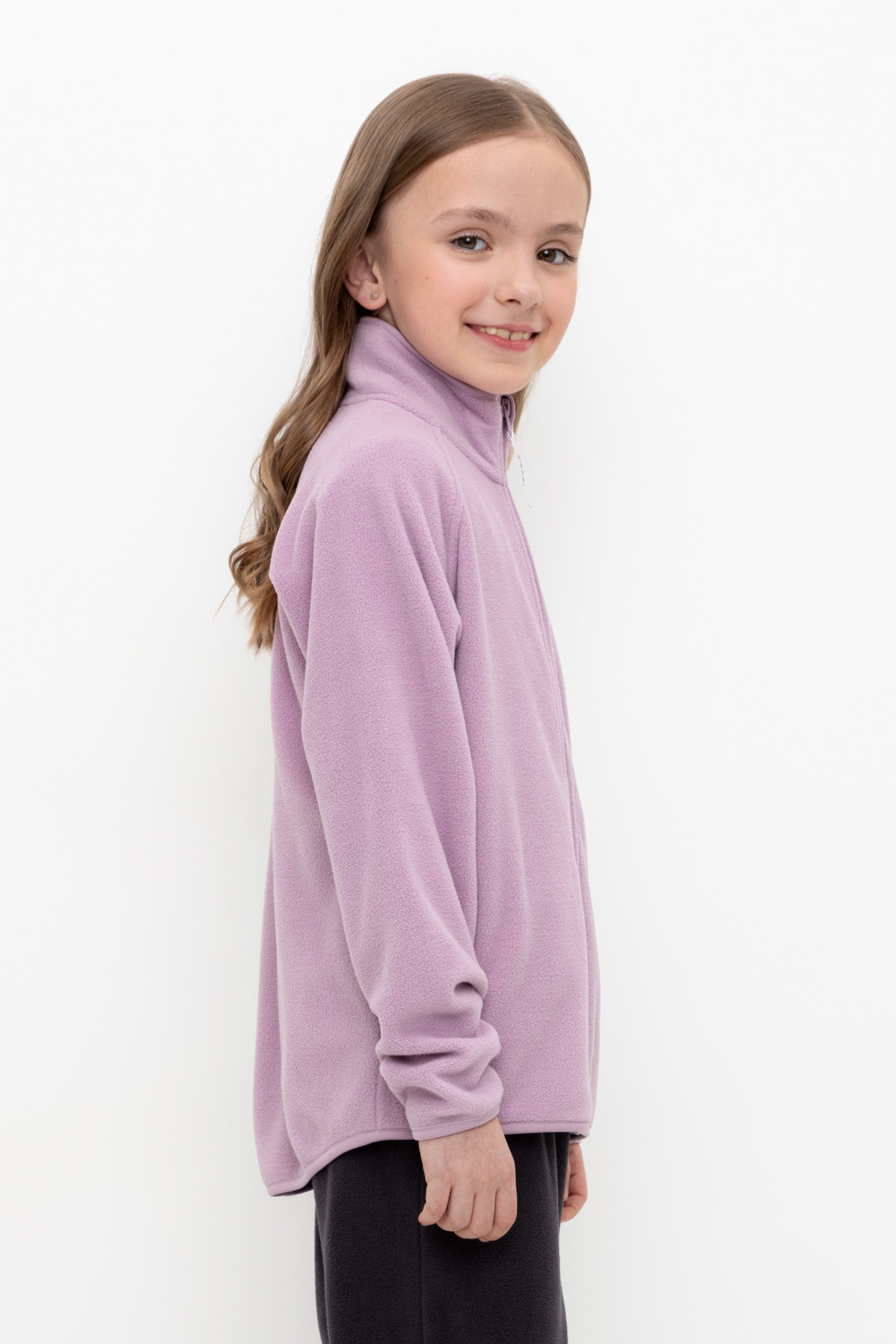 Куртка для девочки, артикул: ФЛ 34011/33 ГР, цвет: фиолетовый, фото 3