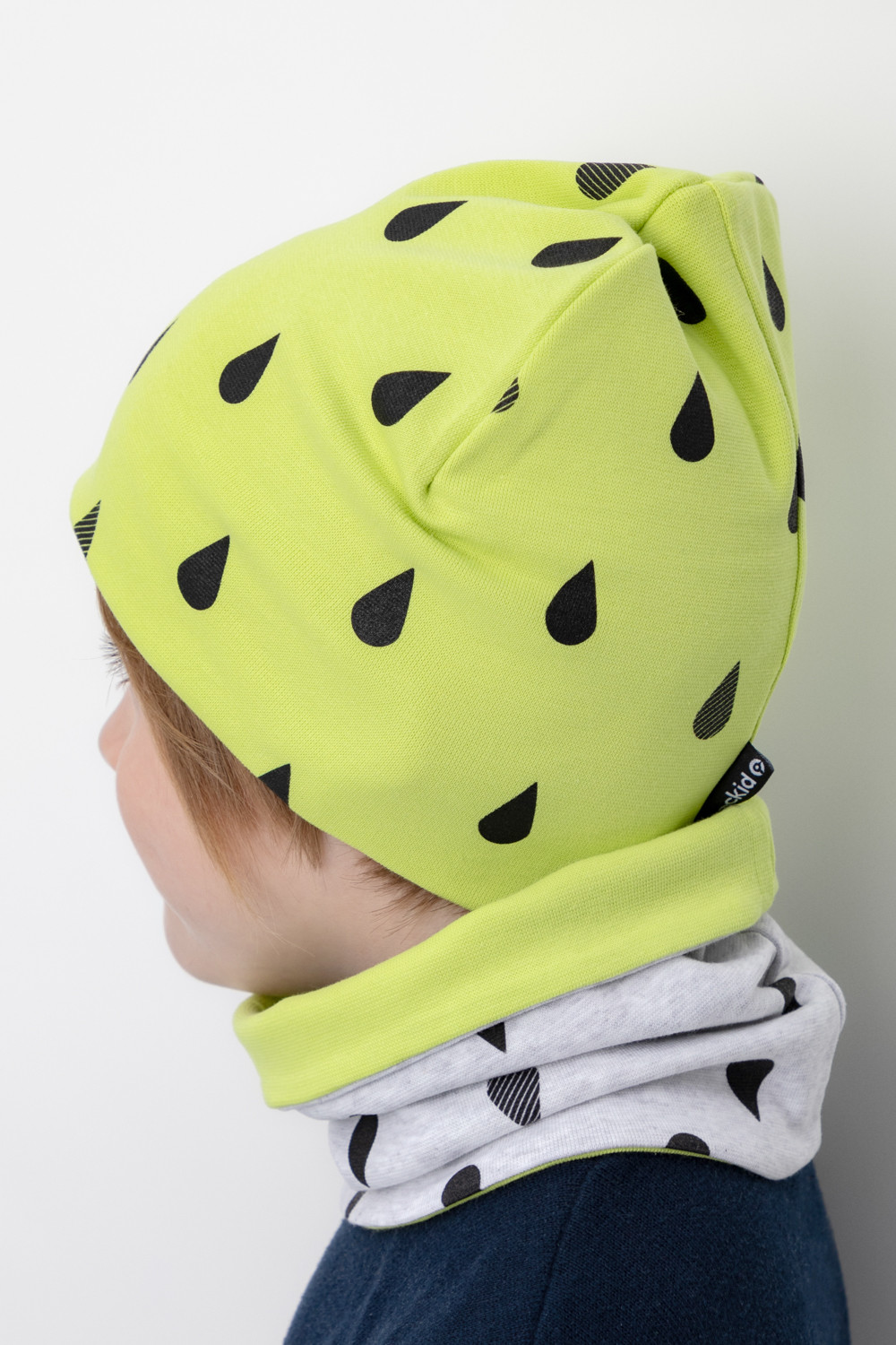 Шапка для мальчика, артикул: К 8151, цвет: зеленый, фото 3